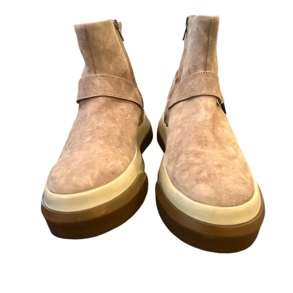 New ▶️ Free People ◀️ Bodhi Harness Sneaker Bootie Suede Size 6.5